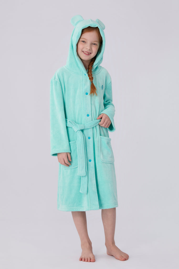 Seasnail  Bathrobe- Seafoam Green