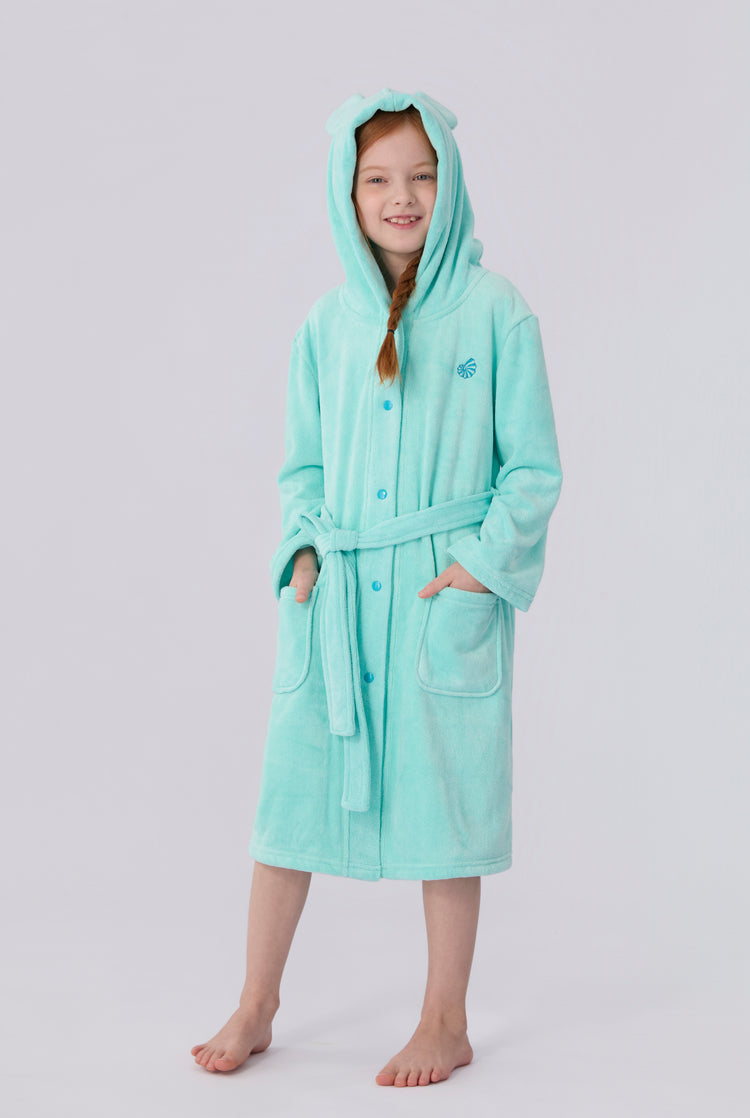Seasnail  Bathrobe- Seafoam Green