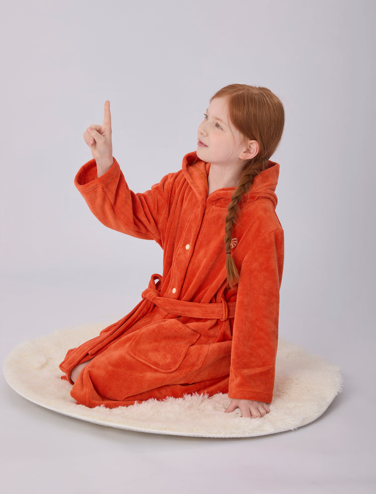 Seasnail  Bathrobe- Vermilion