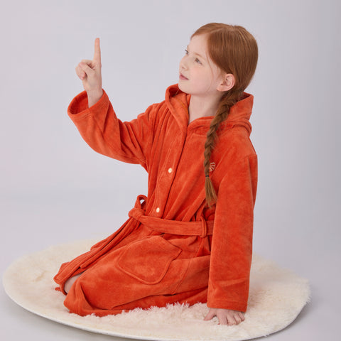 Seasnail  Bathrobe- Vermilion