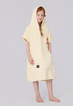 Seasnail Swim Hooded Towel For Kids- Ivory