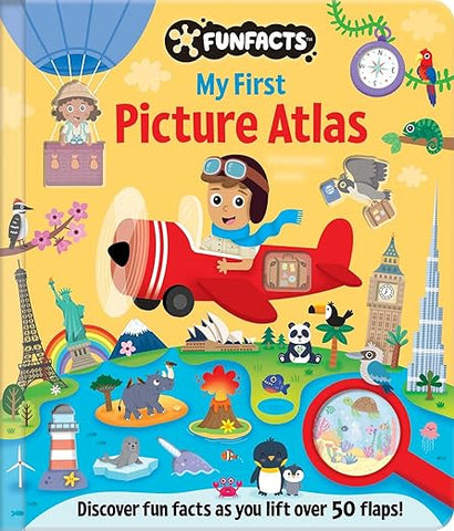 FunFacts - Lift the Flap Board Book -My First Picture Atlas