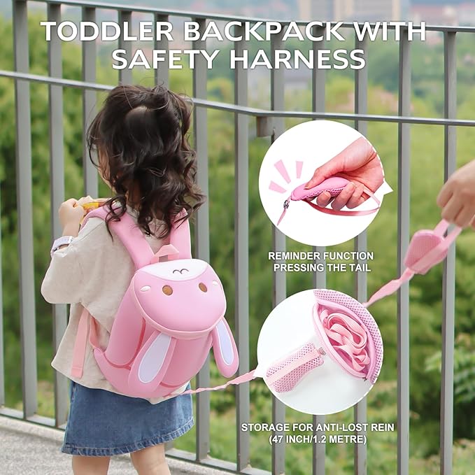 Nohoo Papa Series Anti-Lost Backpack - Rabbit