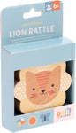 Petit Collage Wooden Lion Rattle