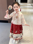 Chinese Style Ancient Style Hanfu Dress Set