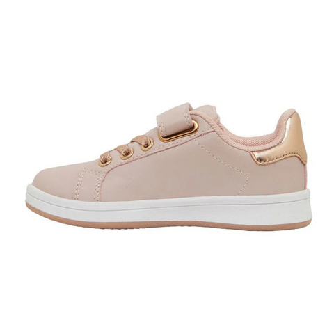 CLARKS DESIREE JNR IN PINK/ROSE GOLD