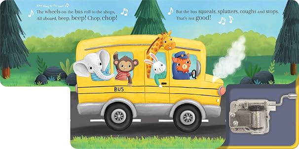Wind-Up Music Box Book - The Wheels on the Bus