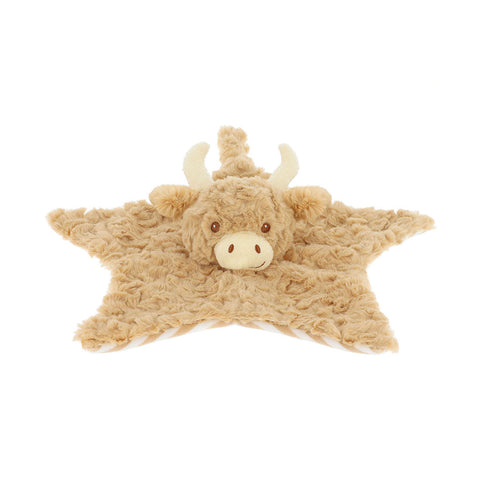 BABY BLANKET HIGHLAND  COW 32CM
