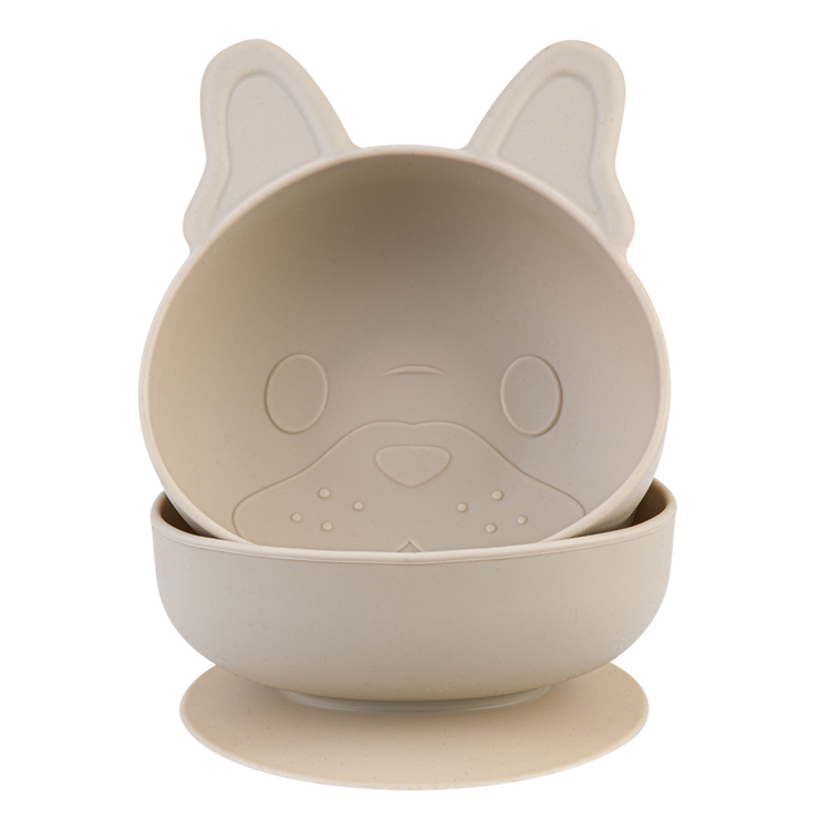 Melii LUXE SILICONE SUCTION BOWLS 2PK (BULLDOG)