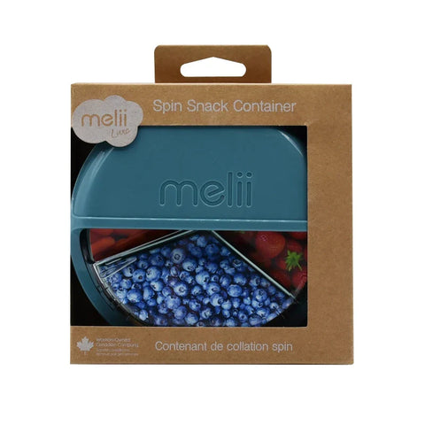 MELII LUXE SPIN SNACK CONTAINER (BLUE)