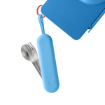 OMIE OMIEBOX UP STAINLESS STEEL 3 PIECE UTENSIL SET-  AZURE
