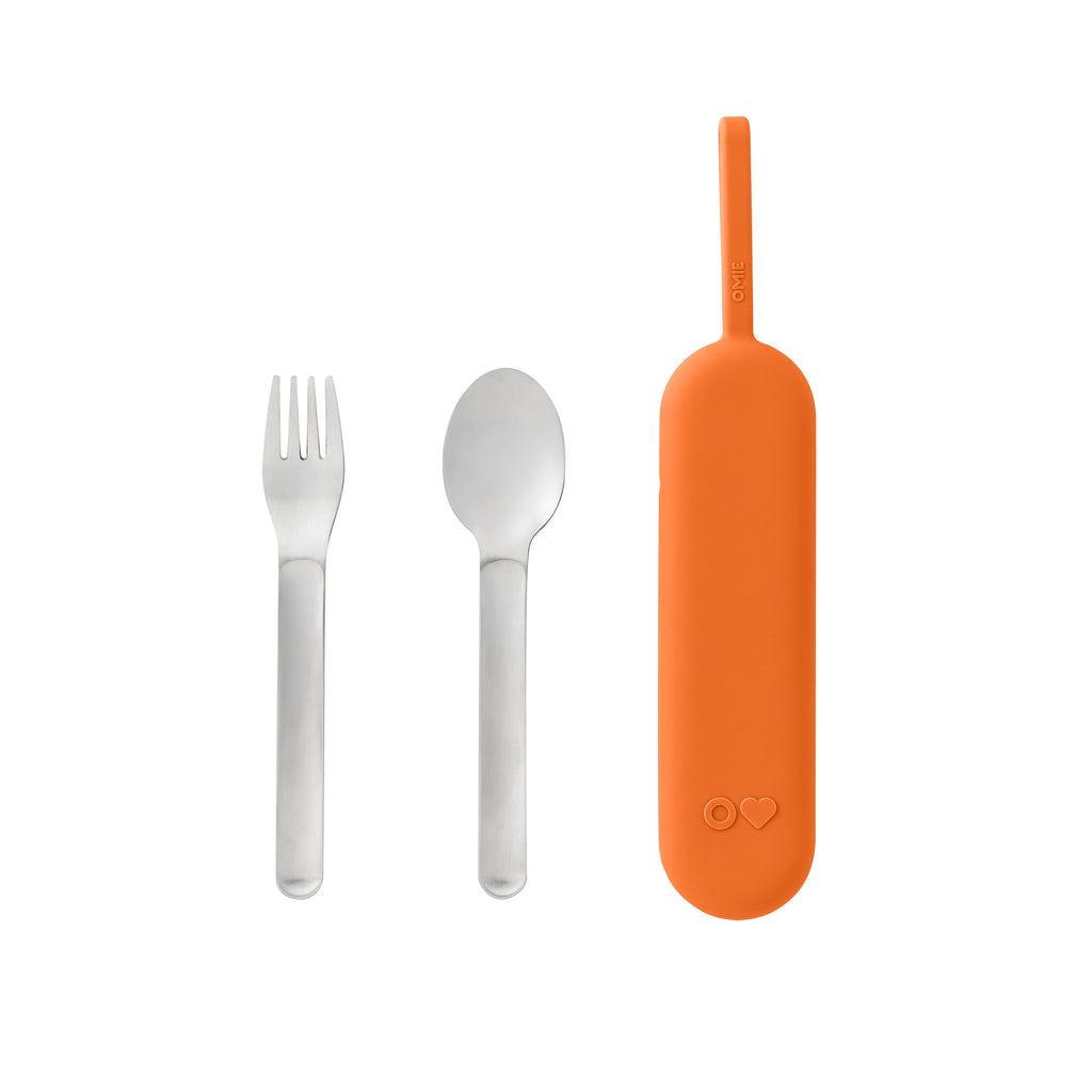 OMIE OMIEBOX UP STAINLESS STEEL 3 PIECE UTENSIL SET- Sunny