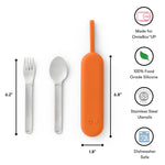OMIE OMIEBOX UP STAINLESS STEEL 3 PIECE UTENSIL SET- Sunny