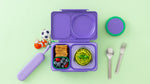 OMIE OMIEBOX UP STAINLESS STEEL 3 PIECE UTENSIL SET-   VIOLET