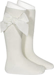Condor Knee sock with side velet bow 2489/2 -303 Cava
