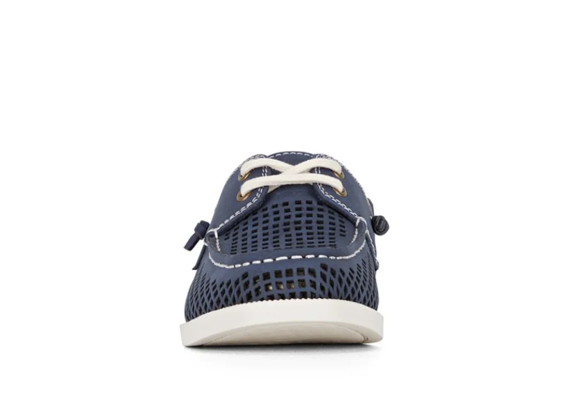 CLARKS ADRIAN IN NAVY (SIZE AU 12-4)