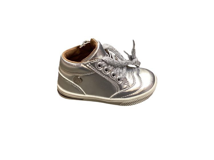 WALNUT STORM SNEAKER - SILVER