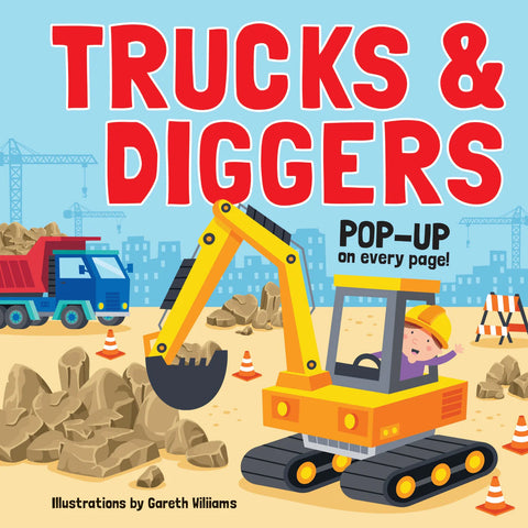 Pop-Up Book - Trucks & Diggers