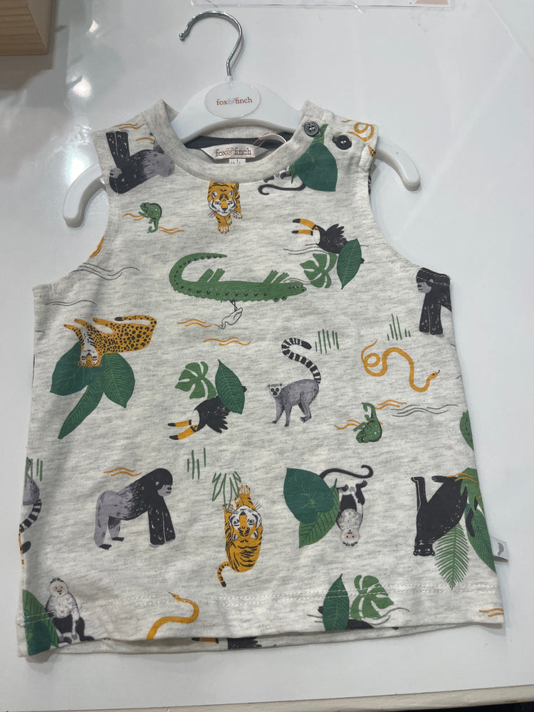 FOX & FINCH Jungle Print Singlet