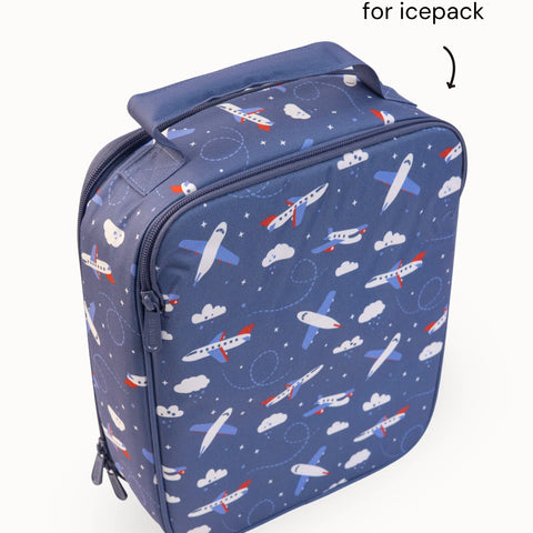 Montii Co Large Insulated Lunch Bag - Jetset