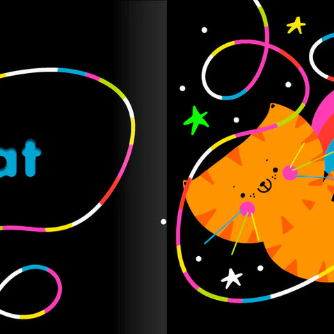 Chunky Neon Board Book - Roar