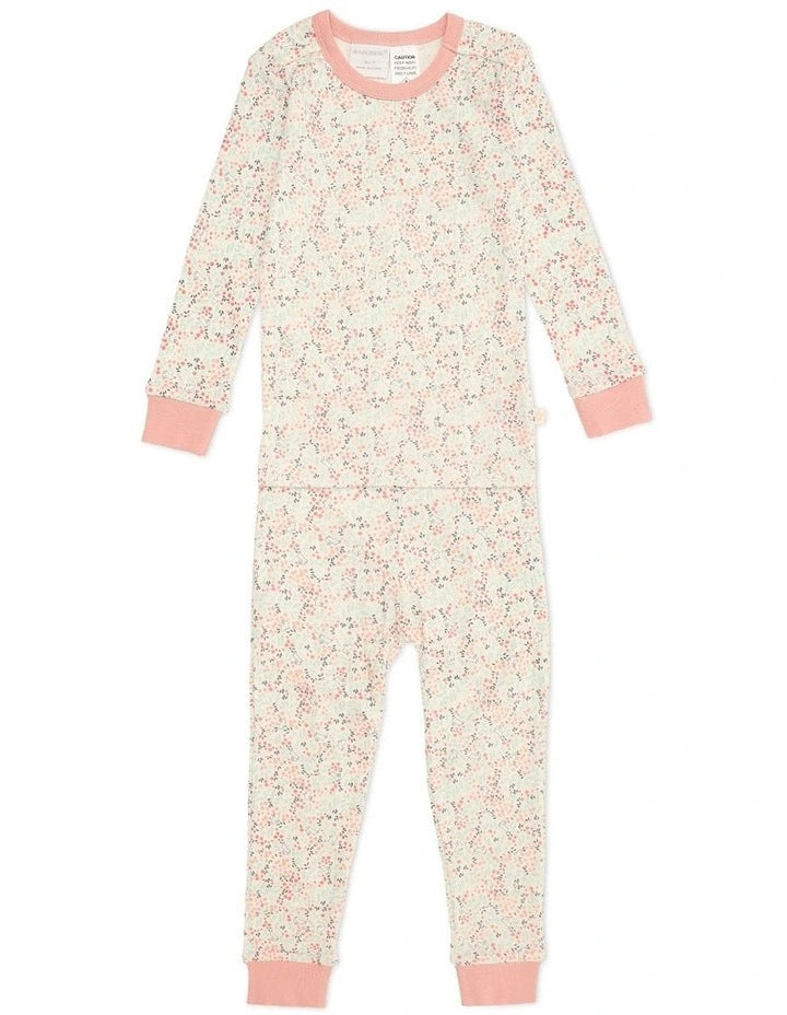 Marquise Girls Bunny Field Pyjamas in Multi