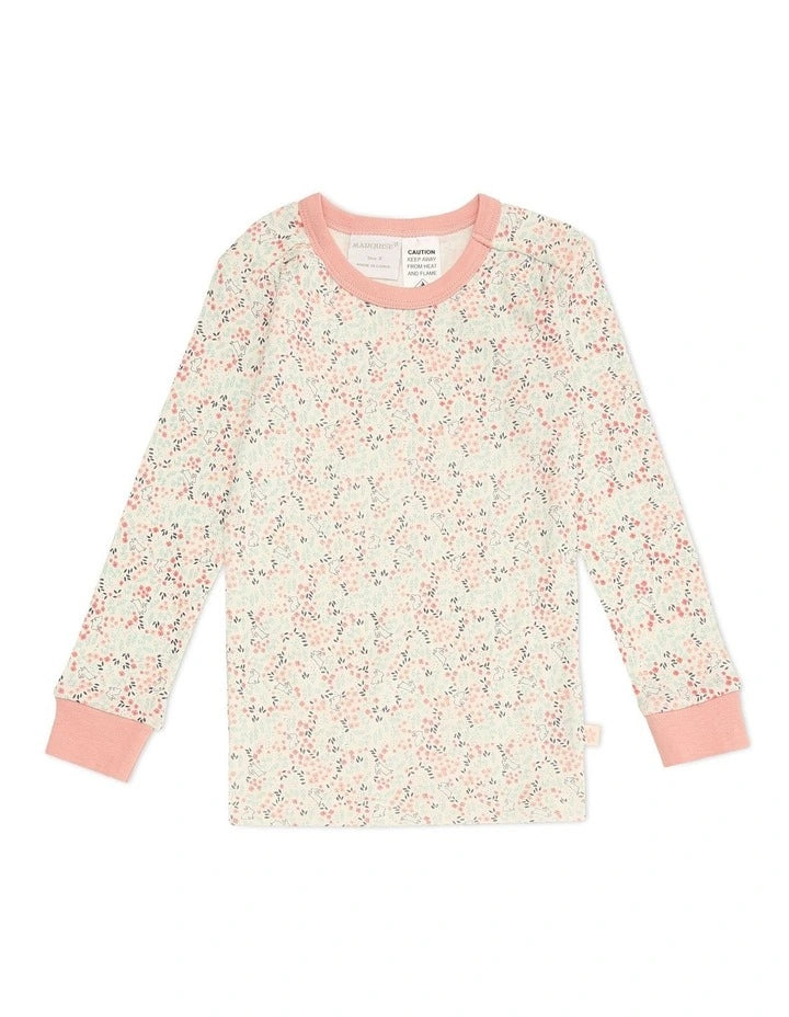 Marquise Girls Bunny Field Pyjamas in Multi