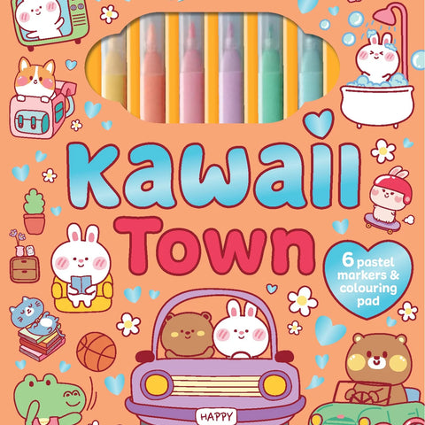 Markerific - Activity Folder - Kawaii Town