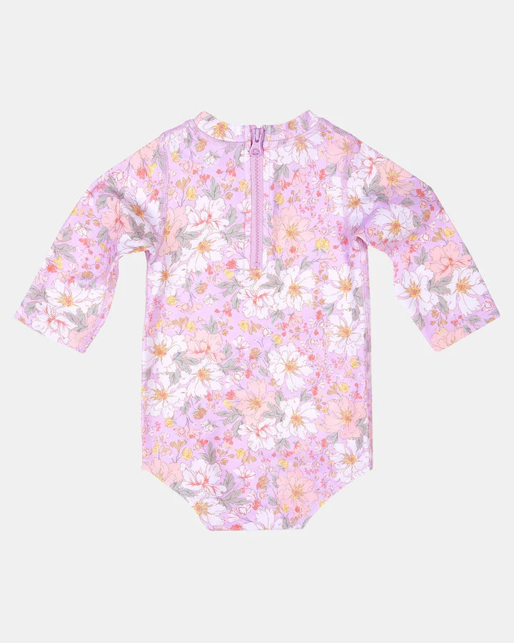 Toshi Swim Baby Onesie L/S Classic - Dahlia