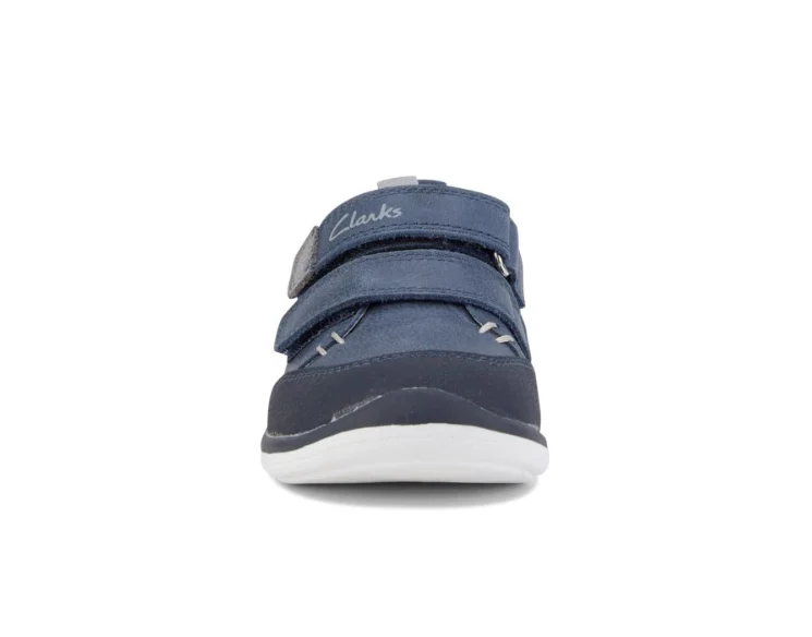 CLARKS MARCO IN NAVY/GREY