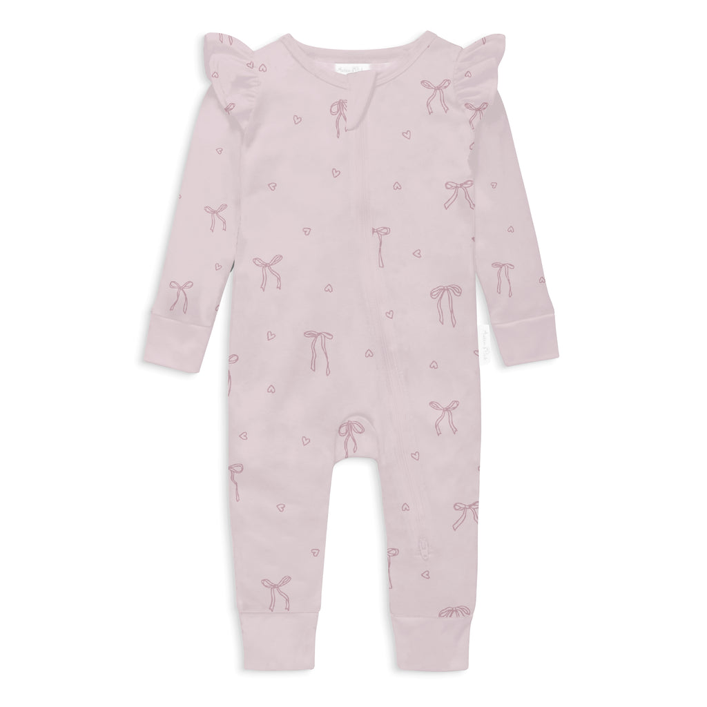 Aster&Oak LILLY BOW ZIP ROMPER