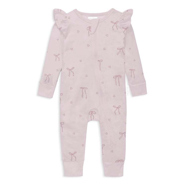 Aster&Oak LILLY BOW ZIP ROMPER