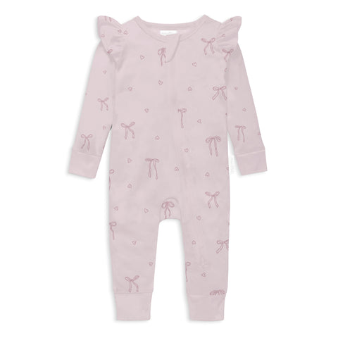 Aster&Oak LILLY BOW ZIP ROMPER