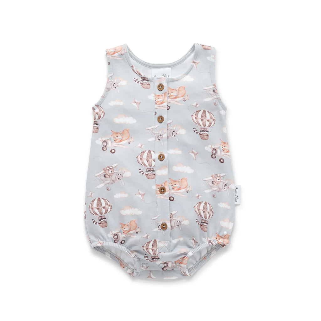 Aster&Oak FLYING FRIENDS  BUBBLE ROMPER