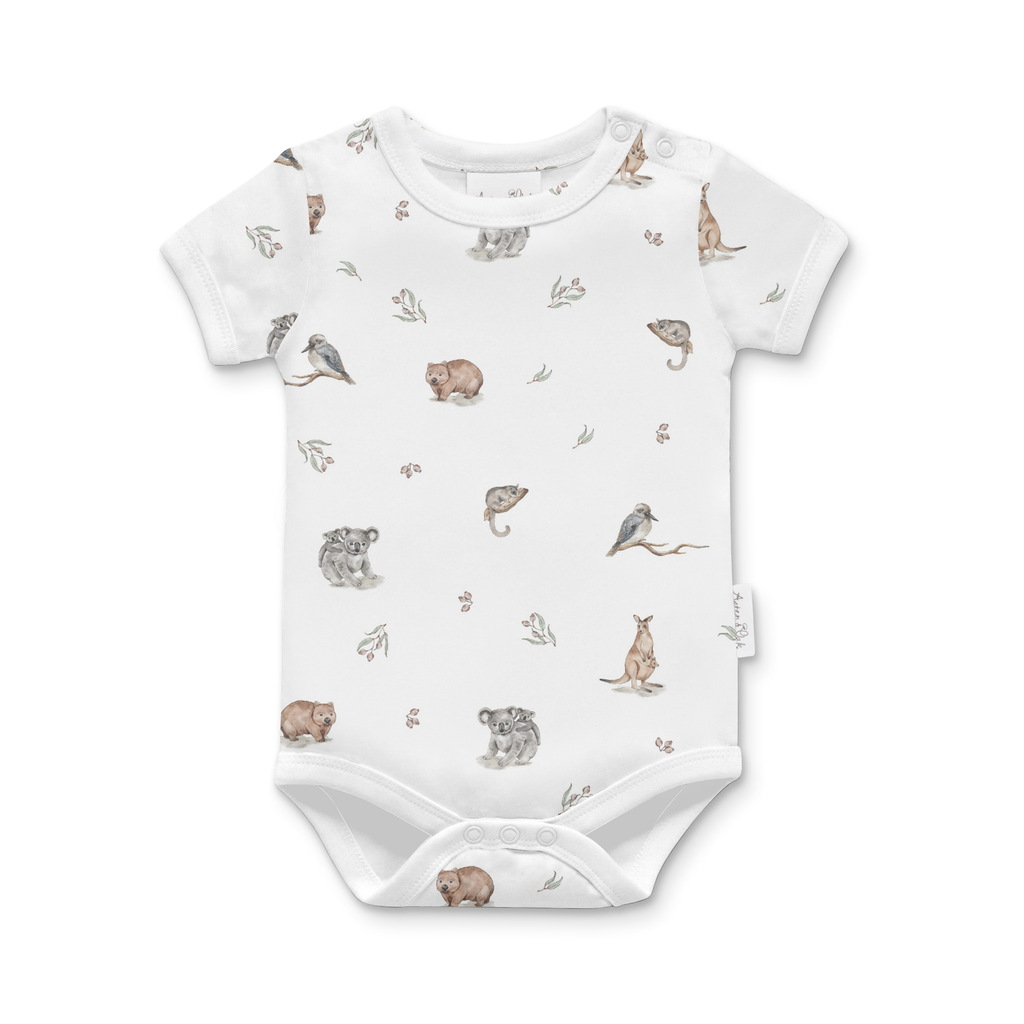 Aster&Oak NATIVE ANIMALS AOP  ONESIE