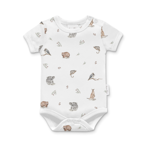 Aster&Oak NATIVE ANIMALS AOP  ONESIE