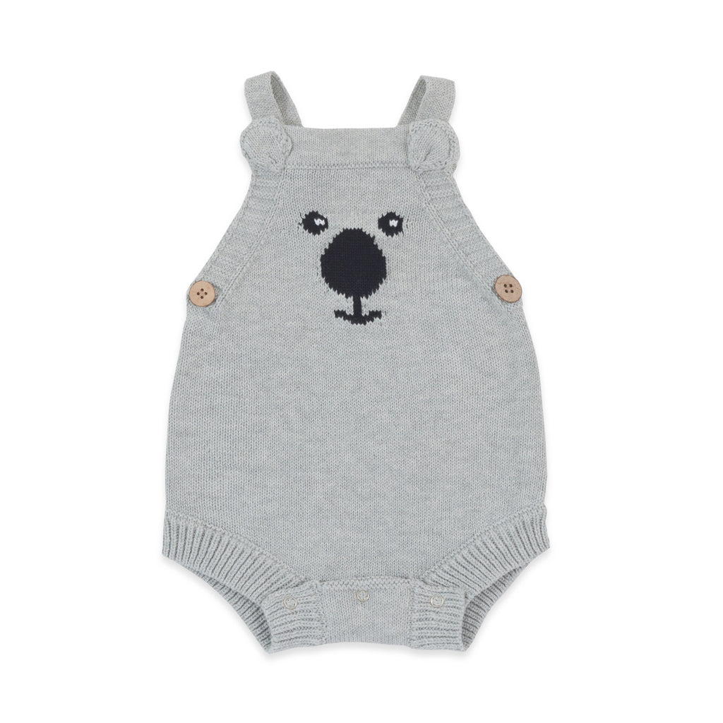 Aster&Oak GREY KOALA KNIT  ROMPER