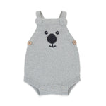 Aster&Oak GREY KOALA KNIT  ROMPER