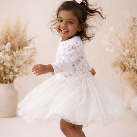 Aster&Oak PASTEL BLOOM TUTU  DRESS