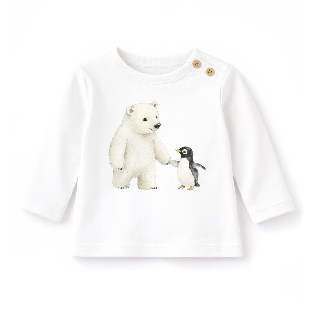 Aster&Oak POLAR FRIENDS  PRINT TEE