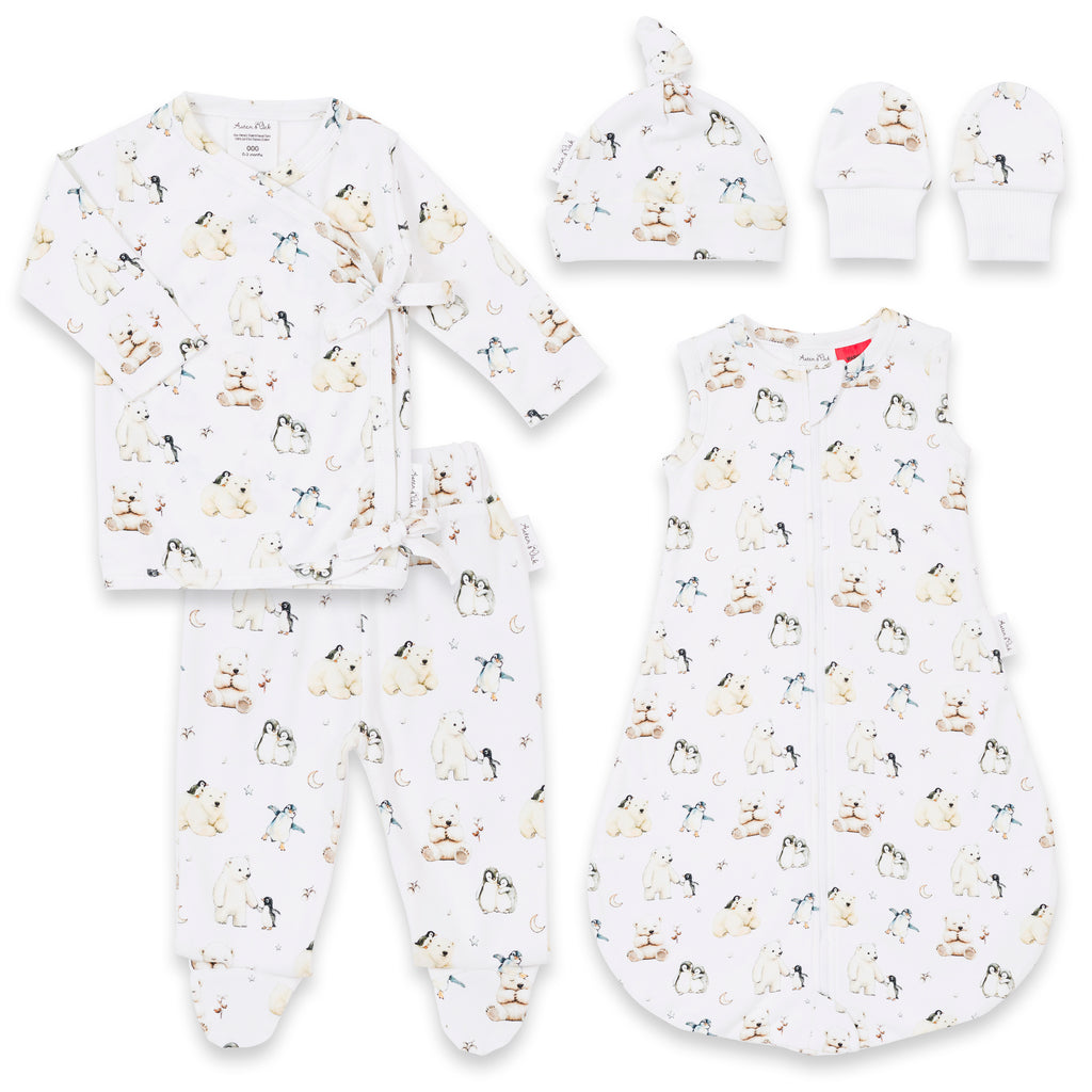 Aster&Oak POLAR FRIENDS 5  PIECE GIFT SET