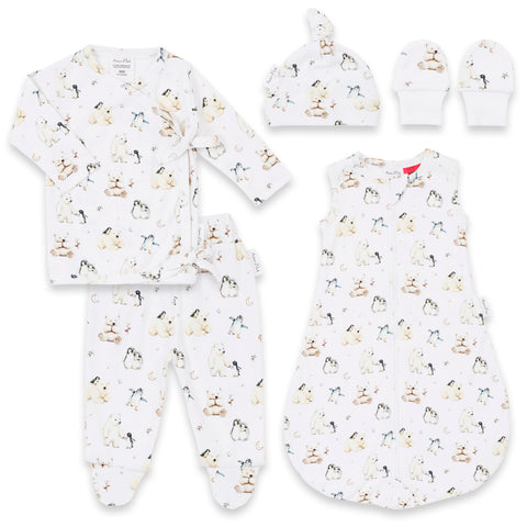 Aster&Oak POLAR FRIENDS 5  PIECE GIFT SET