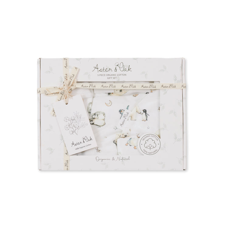 Aster&Oak POLAR FRIENDS 5  PIECE GIFT SET