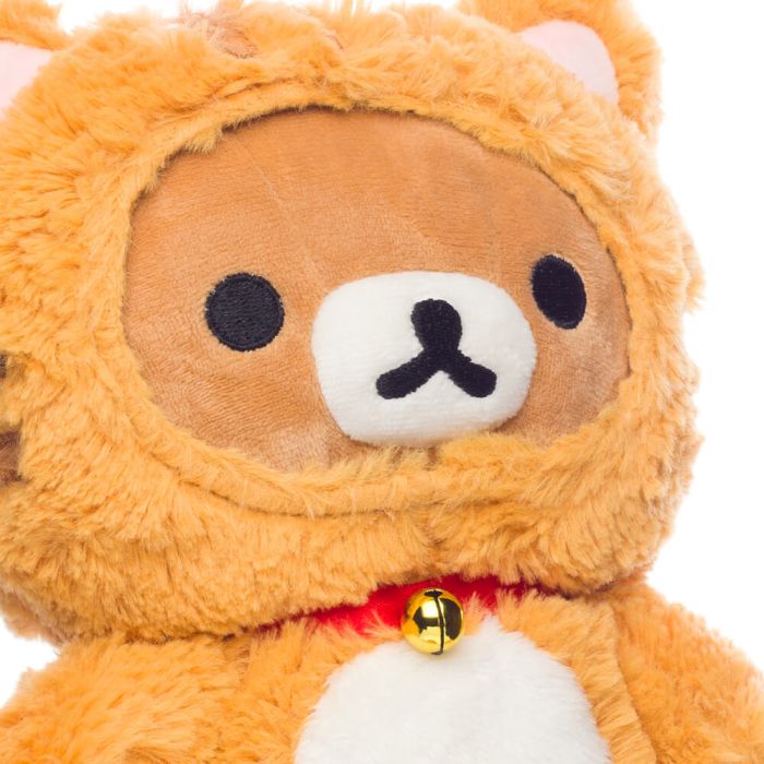 SOFT TOY: RILAKKUMA SITTING TIGER SMALL 23CM