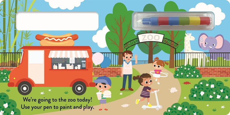 Magic Painting Board Book - On the Farm
