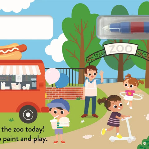 Magic Painting Board Book - On the Farm