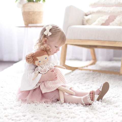 Alimrose Aggie Doll 45cm Pink Stripe
