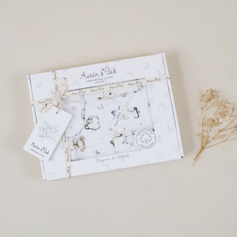 Aster&Oak POLAR FRIENDS 5  PIECE GIFT SET