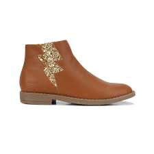 CLARKS WINTER BOOT IN TAN/GOLD only one