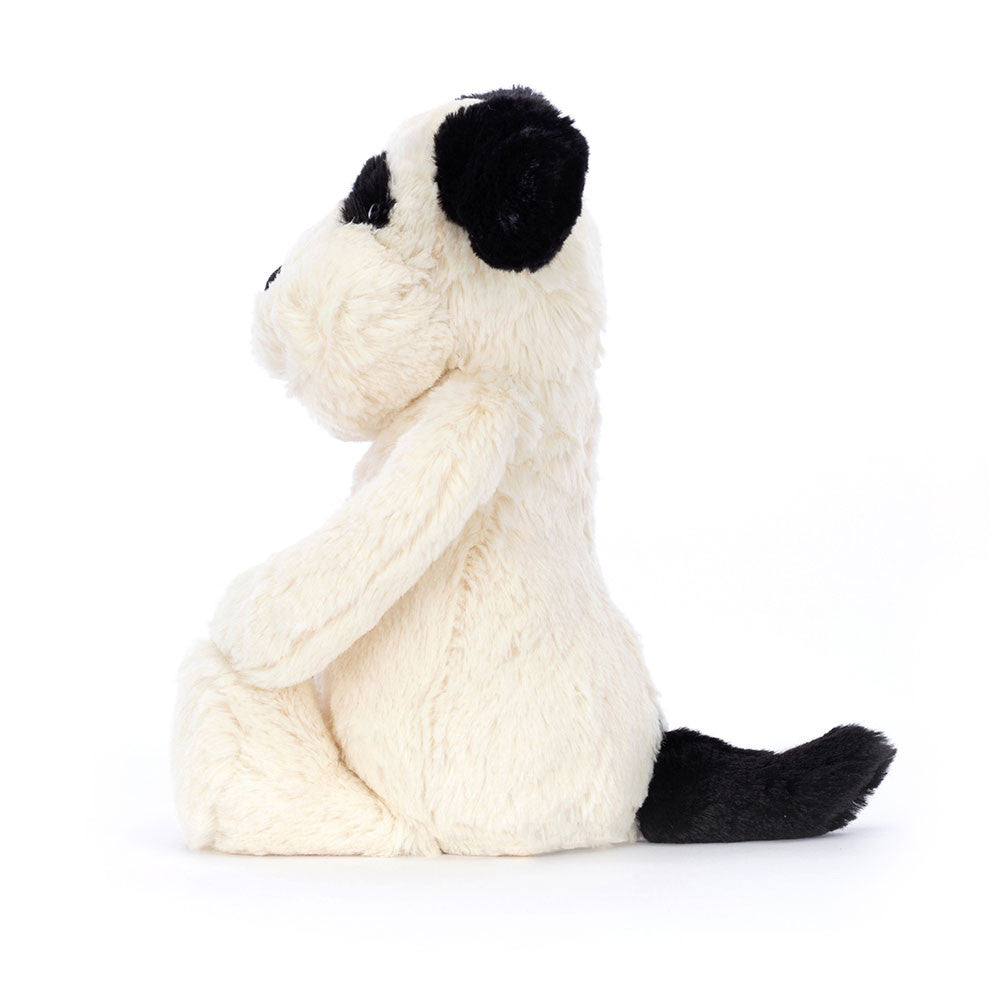 Jellycat Bashful Black & Cream Puppy (Med)
